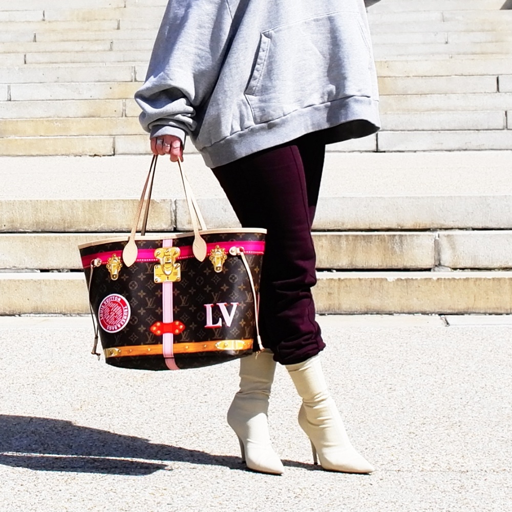 Louis Vuitton Summer Trunk Neverfull Tote